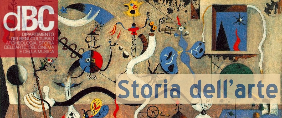 Corso: CORSO DI LAUREA MAGISTRALE IN STORIA DELL'ARTE - HOME PAGE